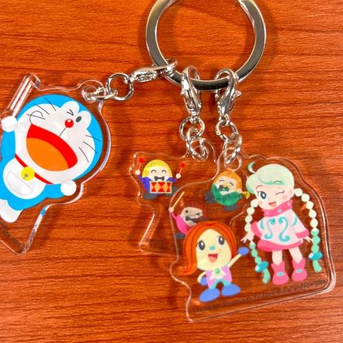 レトロ品　アニメ「ドラえもん」キーホルダー　3個セット 映画ドラえもん 3連アクリルキーホルダー／のび太の地球交響楽