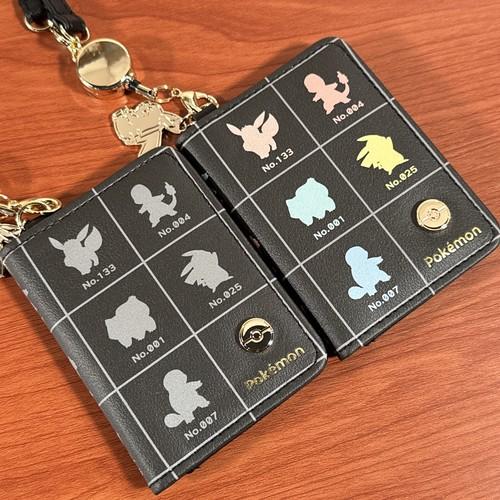 ポケモンブラック2 ケース 送料無料 ポケットモンスター ポケモン 二つ折りパスケース シルエット