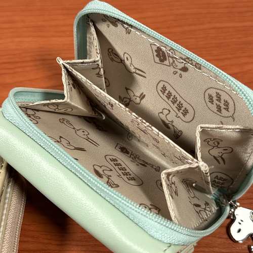 送料無料 ピーナッツ/スヌーピー コンパクト三つ折り財布 SPZ