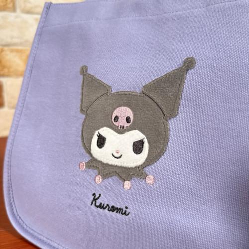クロミ トートバッグ KUROMI サンリオショップ ぴえん ワッペン 黒 179584753.jpg?cmsp_timestamp=