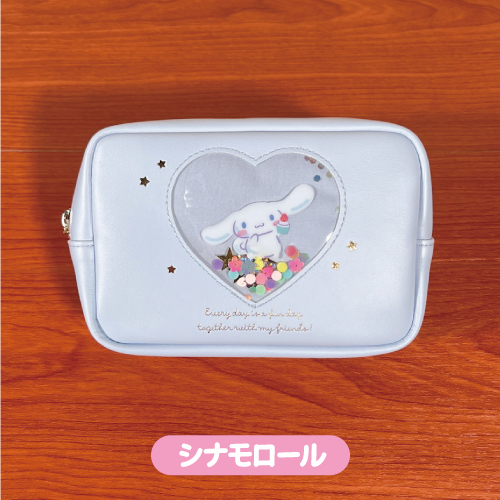 送料無料 サンリオキャラクターズ ボックスポーチ／シャカシャカ