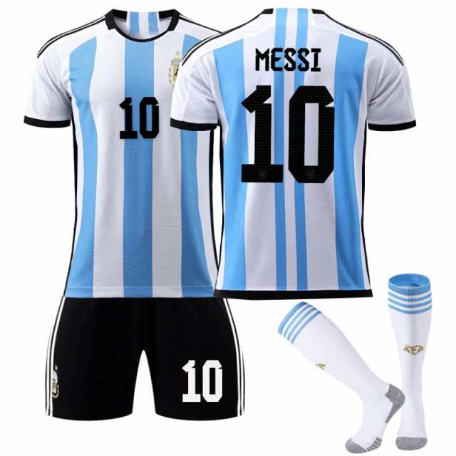 サッカーユニフォーム 上下セット サッカーアルゼンチン代表 ホーム メッシ Messi 背番号10 ジュニア サッカー ユニフォーム レプリカの通販はau Pay マーケット Tokyo Street Fighters