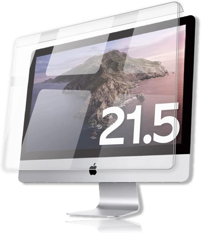液晶保護パネル iMac 21.5インチ / 21 / 22 / 23 インチモニター 汎用 ブルーライトカット アクリル製 PC 保護フィルター アイマック プロテクター 取外し自由 在庫処分セール品 訳ありの通販は