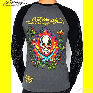 Ed Hardy Mens エドハーディー メンズ マルチプリント ゴースト