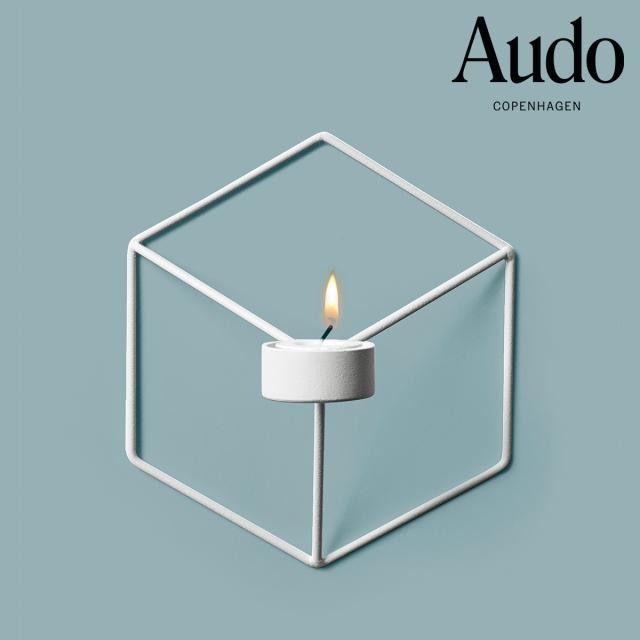 ［ Audo Copenhagen POV キャンドルホルダーウォール ］キャンドルホルダー 燭台 ろうそく入れ ロウソク 蝋燭 入れ 六角形 ホワイト スチール 壁掛け モダン 北欧 インテリア 浮遊感 スタイリッシュ おしゃれ リビング MENU【送料無料】の通販は 6,600円