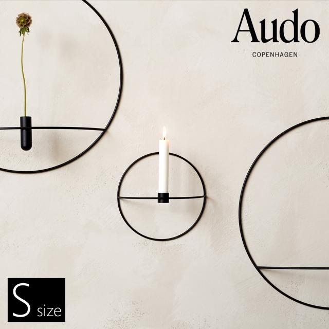［ Audo Copenhagen POV サークル キャンドルホルダー S ブラック ］キャンドルホルダー 燭台 ろうそく立て ロウソク 蝋燭 円形 ブラック スチール 壁掛け モダン 北欧 インテリア スタイリッシュ おしゃれ 浮遊感 リビング MENU【送料無料】の通販は 6,050円