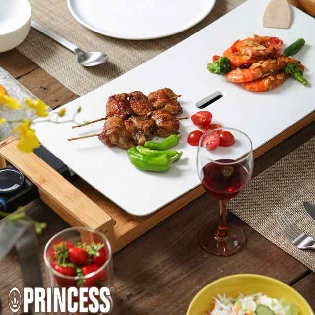 PRINCESS Table Grill Pure ホワイト ］正規販売店 プリンセス ホット