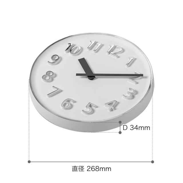［ Lemnos Founder clock ］レムノス 掛け時計 壁掛け時計 ファウンダークロック 時計 おしゃれ シンプル 壁掛け 掛時計 ウォールクロック かけ時計 北欧 リビング タカタレムノス KK15-08【送料無料】_1