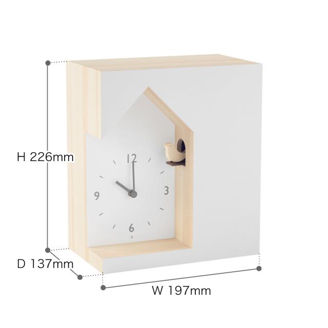Lemnos dent ］レムノス 鳩時計 置き時計 カッコー時計 デント 時計