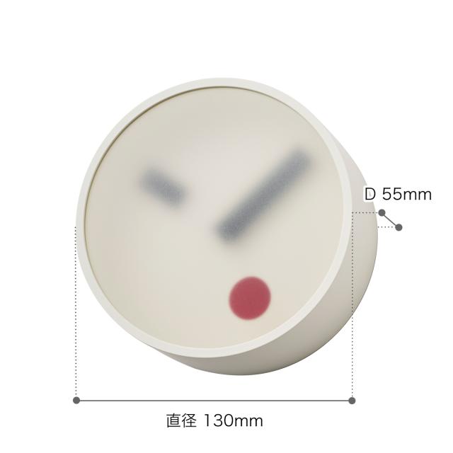 ［ Lemnos kehai ］レムノス 掛け時計 ケハイ 壁掛け時計 スイープ 時計 おしゃれ ウォールクロック 静音 掛時計 かけ時計 13cm モダン デザイン 小泉誠 インテリア 日本製 タカタレムノス けはい KM22-01【送料無料】_1