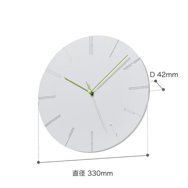 ［ Lemnos CARVED II ］レムノス 掛け時計 カーヴド ツー 壁掛け時計 ウォールクロック 時計 おしゃれ 壁掛け 掛時計 かけ時計 33cm 北欧 静音 リビング インテリア タカタレムノス CARVEDシリーズ NTL13-10_1