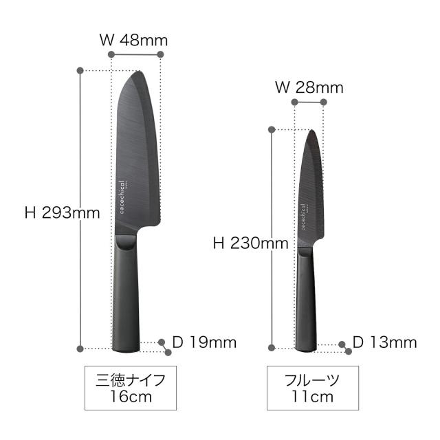 cocochical ギフトセット（フルーツ11cm/三徳16cm） ］京セラ