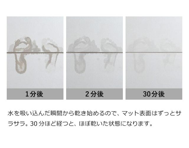 ［ soil GEM バスマット standard ］珪藻土バスマット アスベスト不使用 soil GEM ソイル バスマット 珪藻土 国産 幅65cm ★店舗限定 日本製 スタンダード 速乾バスマット ジェム 珪藻土マット ひる石 大判 吸水 足ふきマット ワイド 速乾 おしゃれ【送料無料】_8