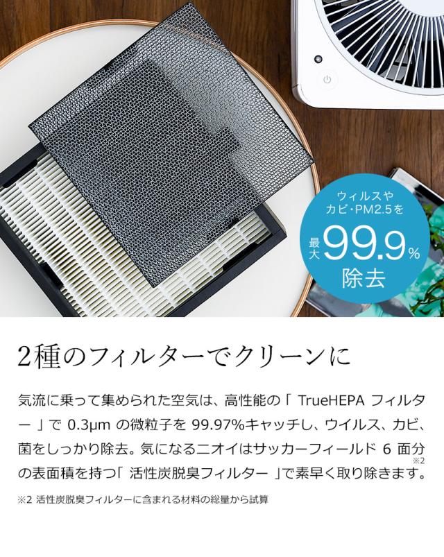 BALMUDA The Pure A01A ］空気清浄機 バルミューダ ザ ピュア 花粉