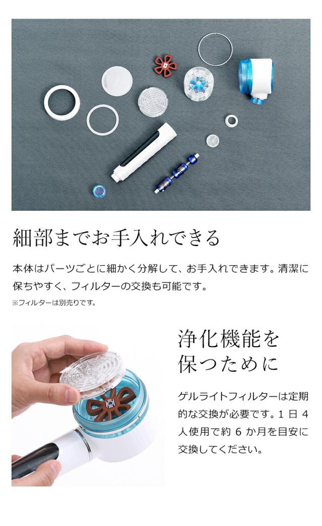 ［ ionspa プレミアムシャワーヘッド BATH 1000α ］イオンスパ シャワーヘッド 節水 水圧アップ 節水シャワー マイナスイオン 磁石 磁気 水 浄水 美容 保湿 洗浄 高水圧 バスグッズ 取付簡単 ホワイト 韓国【送料無料】の通販は