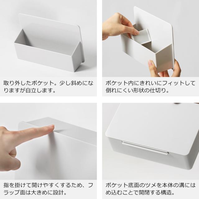 ideaco WALL Pocket W ］イデアコ ウォールポケット 小物収納