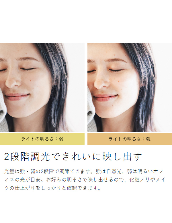 ［ FESTINO 充電式LEDファンミラー ］フェスティノ 卓上ミラー ライトミラー LEDライト 化粧鏡 太陽光 ライト付き 卓上鏡 5倍拡大 LEDミラー メイクミラー 拡大鏡 化粧 メイク 照明 鏡 スタンドミラー 送風 USB充電 コードレス スマホ 充電 SMHB-032