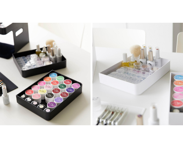 ネイルバッグ 収納BOX ネイリスト ネイル用品 ジェルネイル ネイルライト＆ジェルネイル用品収納ケース タワー ジェル