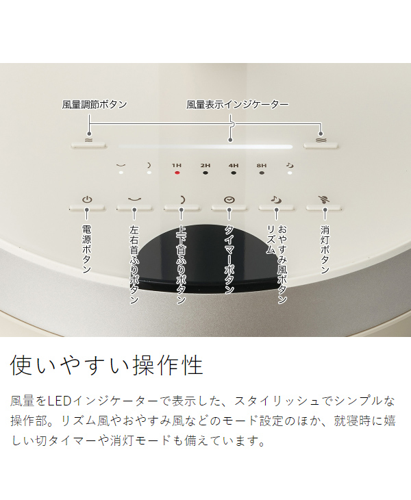 ［ Kamomefan+c move ］カモメファン Kamome 扇風機 カモメ扇風機 静音 3D 首振り かもめファン カモメ プラスシームーブ おしゃれ dcモーター 上下左右 首ふり リビング 寝室 サーキュレーター アロマ 軽量 省エネ コンパクト パワフル K-F23AYWH K-F23AYGY_13