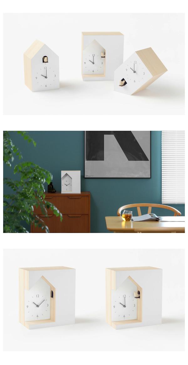 レムノス 置き時計 アナログ カッコー デント cuckoo-collection / dent デント - レムノス オンラインストア