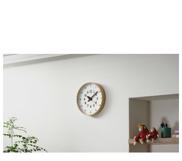 Lemnos fun pun clock M ］レムノス 掛け時計 ふんぷんクロック