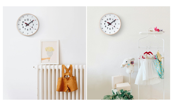 ［ Lemnos fun pun clock M ］レムノス 掛け時計 ふんぷんクロック Mサイズ 壁掛け時計 時計 おしゃれ かわいい 知育時計 子供部屋 子供 キッズ 保育園 幼稚園 小学校 掛時計 北欧 タカタレムノス YD14-08【送料無料】_13