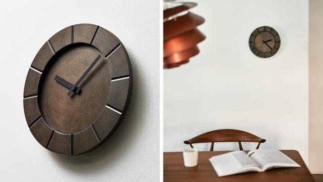 ［ Lemnos HALO ］レムノス 掛け時計 ハロ 壁掛け時計 25cm 時計 おしゃれ ブロンズ ウォールクロック 掛時計 かけ時計 シンプル モダン インテリア リビング ダイニング 小林幹也 タカタレムノス MK19-05【送料無料】_9