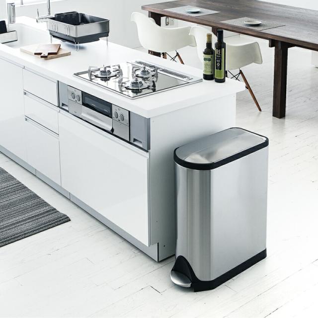 simplehuman バタフライステップダストボックス 分別タイプ 40L