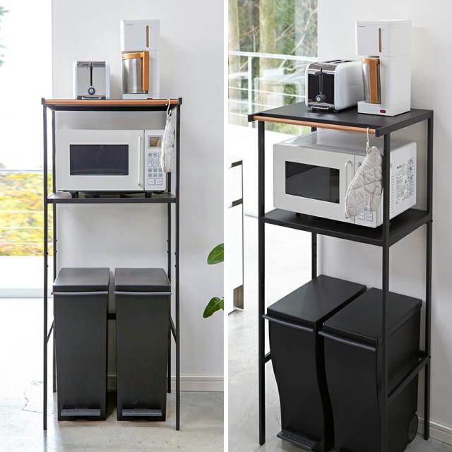 ［ ゴミ箱上ラック タワー 幅55cm ］山崎実業 tower レンジ台 レンジボード レンジラック キッチンボード キッチン 収納 ラック キッチンラック シンプル ゴミ箱 ごみ箱 ダストボックス 北欧 スリム トースター 50幅 以上 60幅 以下 2859 2860【送料無料】_9
