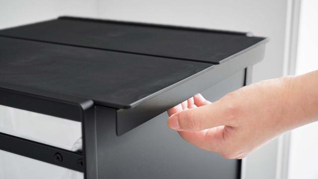 ［ 蓋付き目隠し分別ダストワゴン 2分別 タワー ］山崎実業 tower ゴミ箱 分別 ふた付き ごみ箱 キャスター付き ダストボックス レジ袋 ポリ袋 ゴミ袋ホルダー 北欧 おしゃれ モノトーン yamazaki ブラック ホワイト 5975 5976【送料無料】_13