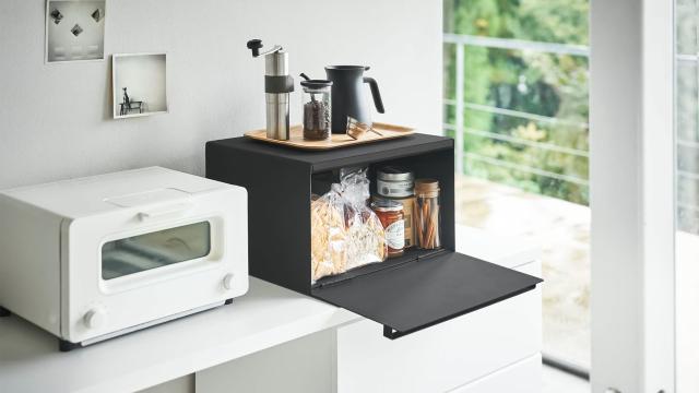 ［ ブレッドケース タワー ］山崎実業 tower パンケース ブレッドボックス パン入れ 食パン パン 入れ 収納 キッチン収納 トースター ラック カウンター上収納 ストッカー 調味料入れ マグネット 保存 シンプル 北欧 おしゃれ 収納ケース 4352 4353 タワーシリーズ_13