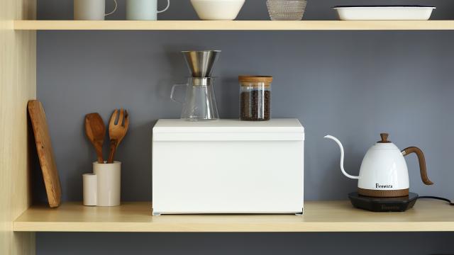 ［ ブレッドケース タワー ］山崎実業 tower パンケース ブレッドボックス パン入れ 食パン パン 入れ 収納 キッチン収納 トースター ラック カウンター上収納 ストッカー 調味料入れ マグネット 保存 シンプル 北欧 おしゃれ 収納ケース 4352 4353 タワーシリーズ_5