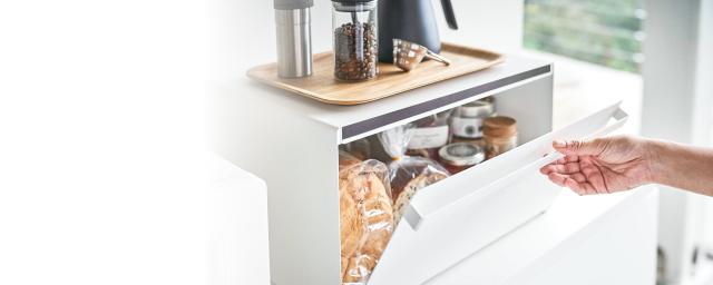 ［ ブレッドケース タワー ］山崎実業 tower パンケース ブレッドボックス パン入れ 食パン パン 入れ 収納 キッチン収納 トースター ラック カウンター上収納 ストッカー 調味料入れ マグネット 保存 シンプル 北欧 おしゃれ 収納ケース 4352 4353 タワーシリーズ_9