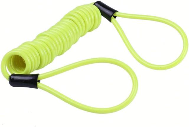 ABUS Detecto7000 RS1 logo yellow アブス バイク用ディスクロック ＋ ディスクロック リマインダー【バイクロック用品２点セット】_4