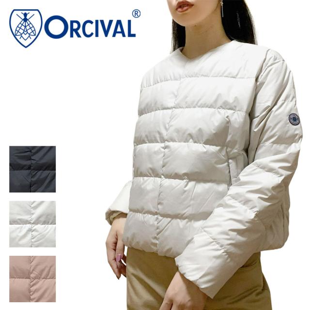 Orcival オーシバル カラーレス ライトダウン ブルゾン レディース OR-A0603 DPR