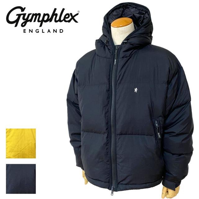 Gymphlex ジムフレックス ジップ フード ダウンジャケット メンズ GY-A0556 TFWの通販は