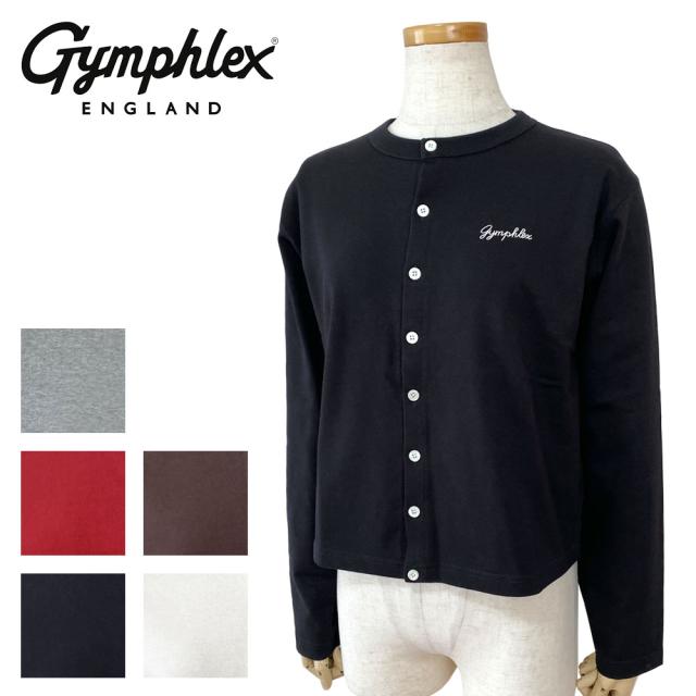 Gymphlex ジムフレックス コットン 長袖ショート カーディガン レディース GY-C0367 SCT