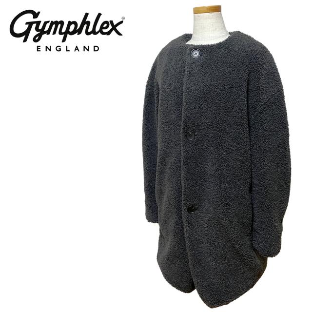 Gymphlex ジムフレックス ライトボア ノーカラーコート レディース GY-A0729 BOL