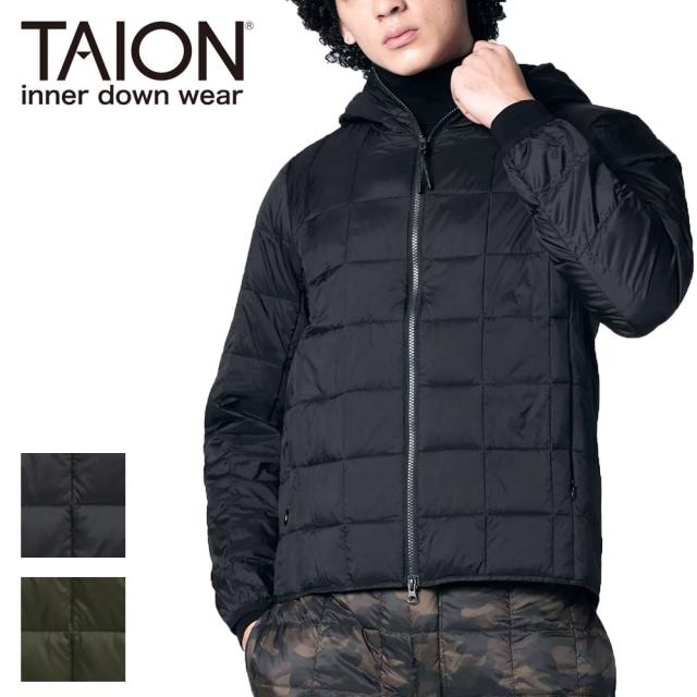TAION タイオン ベーシック Wジップ ダウンパーカー メンズ レディース ユニセックス 106WZ インナーダウン
