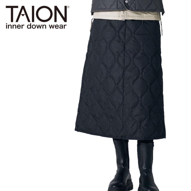 TAION タイオン ミリタリー ダウンスカート レディース W150SKBML-1LO