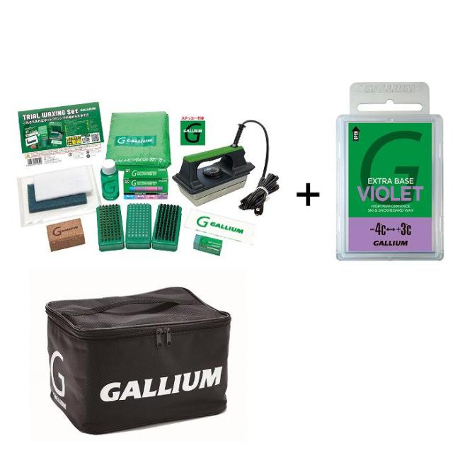 GALLIUM スノーボードワックスセット ほぼ新品】GALLIUMホットワックス