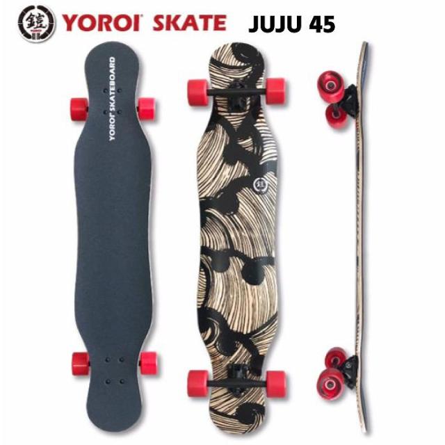 極美品　YOROI スケートボード 鎧　juju　オフトレ　スケボー YOROI SKATE BOARD 鎧 ヨロイ JUJU 45 ロングスケート スケボー