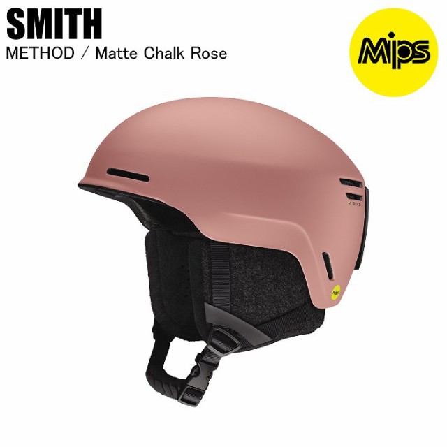 SMITH スミス 010274619 METHOD(ASIAN FIT) メソッド MATTE CHALK ROSE スミスヘルメット アジアンフィット