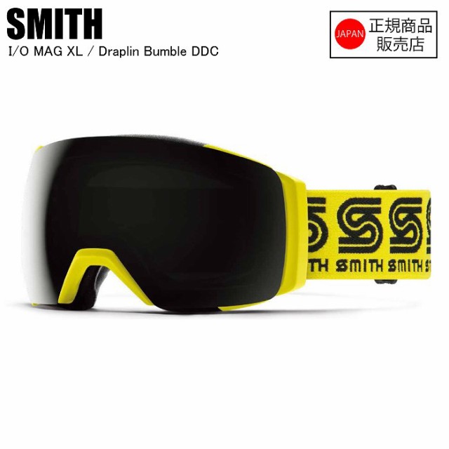 SMITH スミス I/O MAG XL Draplin Bumble DDC アイオーマグエックスエル CP SUN BLK 010273044 スミスゴーグル　スペアレンズ付き