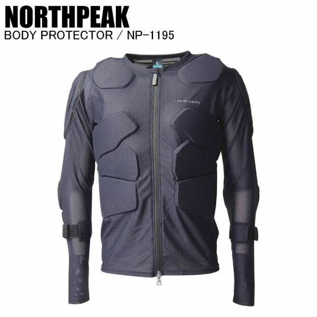 NORTHPEAK ノースピーク NP-1195 UNISEX BODY PROTECTOR BK 上半身プロテクター ボディープロテクター プロテクター