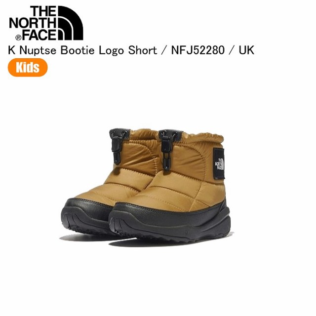 THE NORTH FACE ノースフェイス NFJ52280 K Nuptse Bootie Logo Short ヌプシブーティロゴショート UK スノーブーツ ジュニア