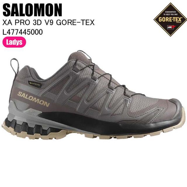SALOMON サロモン L47744500 XA PRO 3D V9 GTX W PLUM KITTEN/BLACK/GULL サロモンスニーカー スニーカー シューズ 靴 レディース