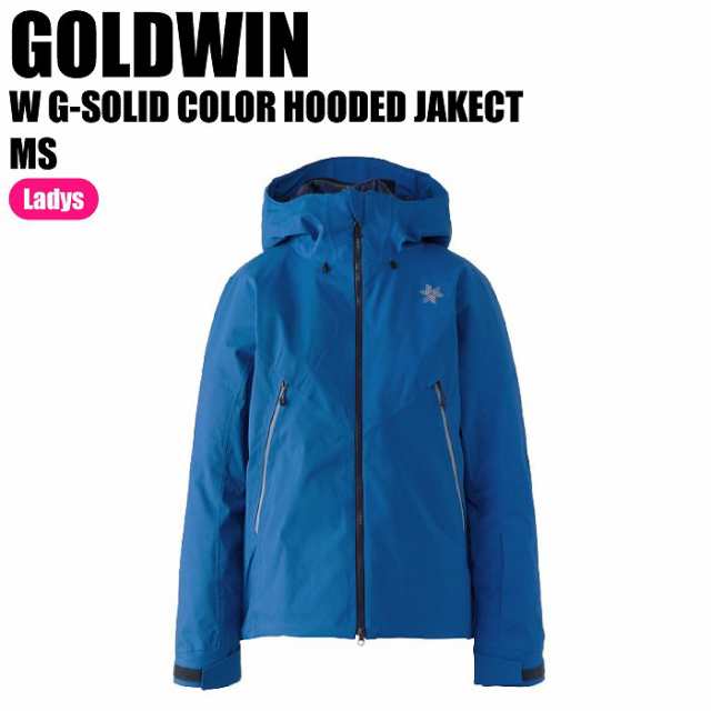 GOLDWIN ゴールドウィン 23-24 GW13301 W G-SOLID COLOR HOODED JAKECT MS スキーウェア スキージャケット ゴールドウィンウェア レディ