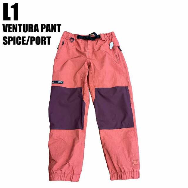 L1 エルワン 23-24 VENTURA PANT SPICE/PORT スノーボードウェア スノーボードパンツ エルワンウェア パンツ ウィンター