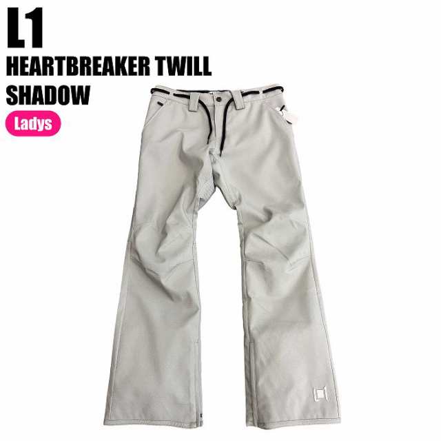 L1 エルワン 23-24 HEARTBREAKER TWILL SHADOW スノーボードウェア スノーボードパンツ エルワンウェア パンツ レディース